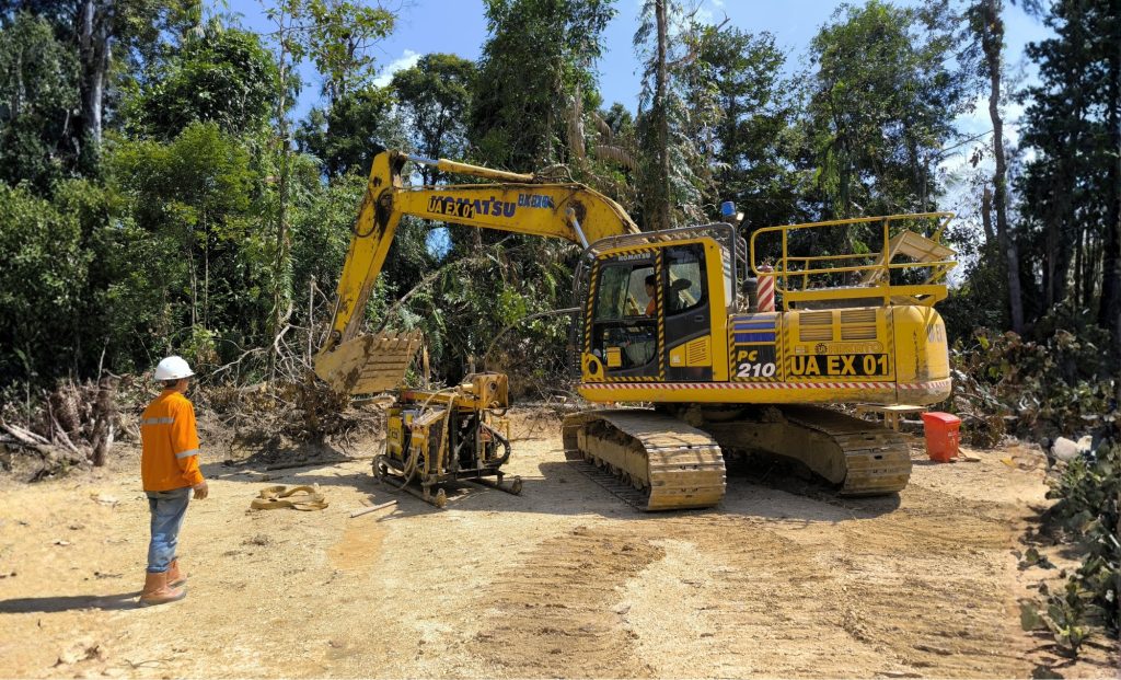 Mining engineering and field investigation services at PT Terra Nusa Prima.