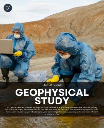 Geophysical team conducting subsurface investigation using resistivity equipment in the field.